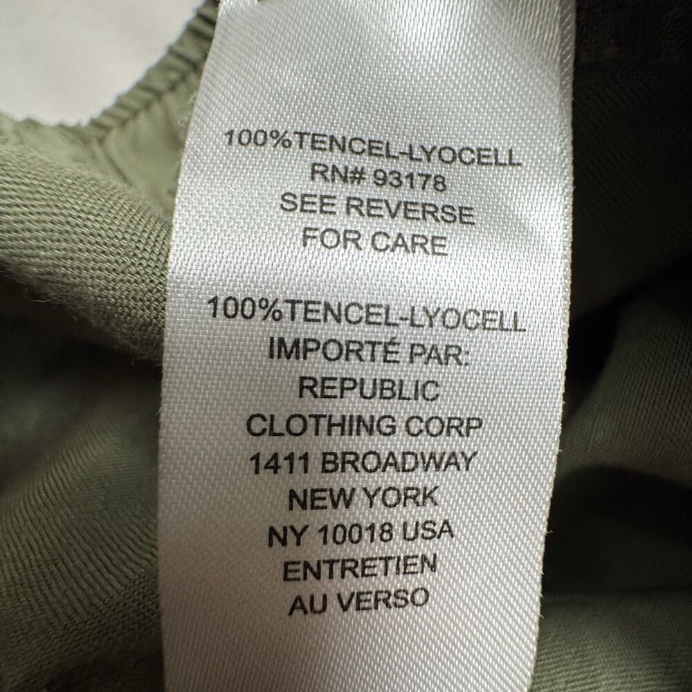 Industry Woman Olive Green Cargo Joggers 2X Elastic Waist NWT Casual Travel - Picture 6 of 12